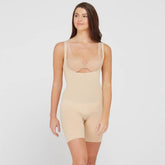 ASSETS by SPANX Women's Remarkable Results All-In-One Body Slimmer - Light Beige L